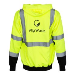 Alternative view of High Visibility Zip Hoodie